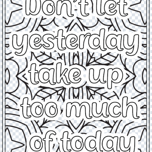 1000+ Positive Affirmations Mandala Coloring Book