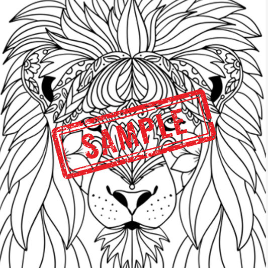 Animal Mandala Coloring Book