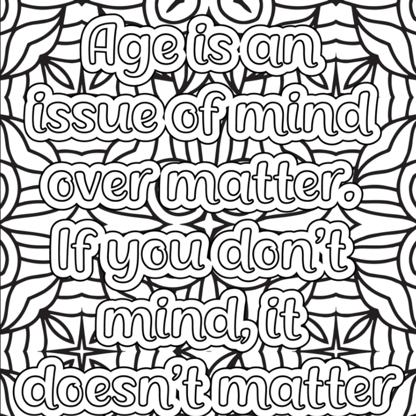 1000+ Positive Affirmations Mandala Coloring Book