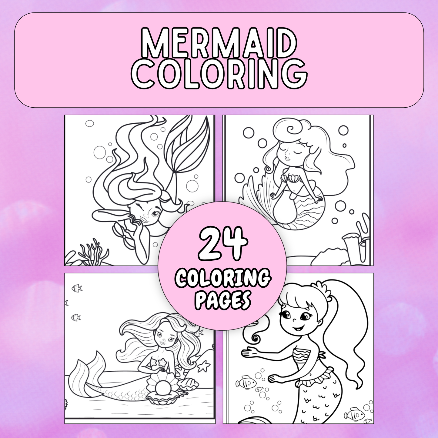 Mermaid Coloring