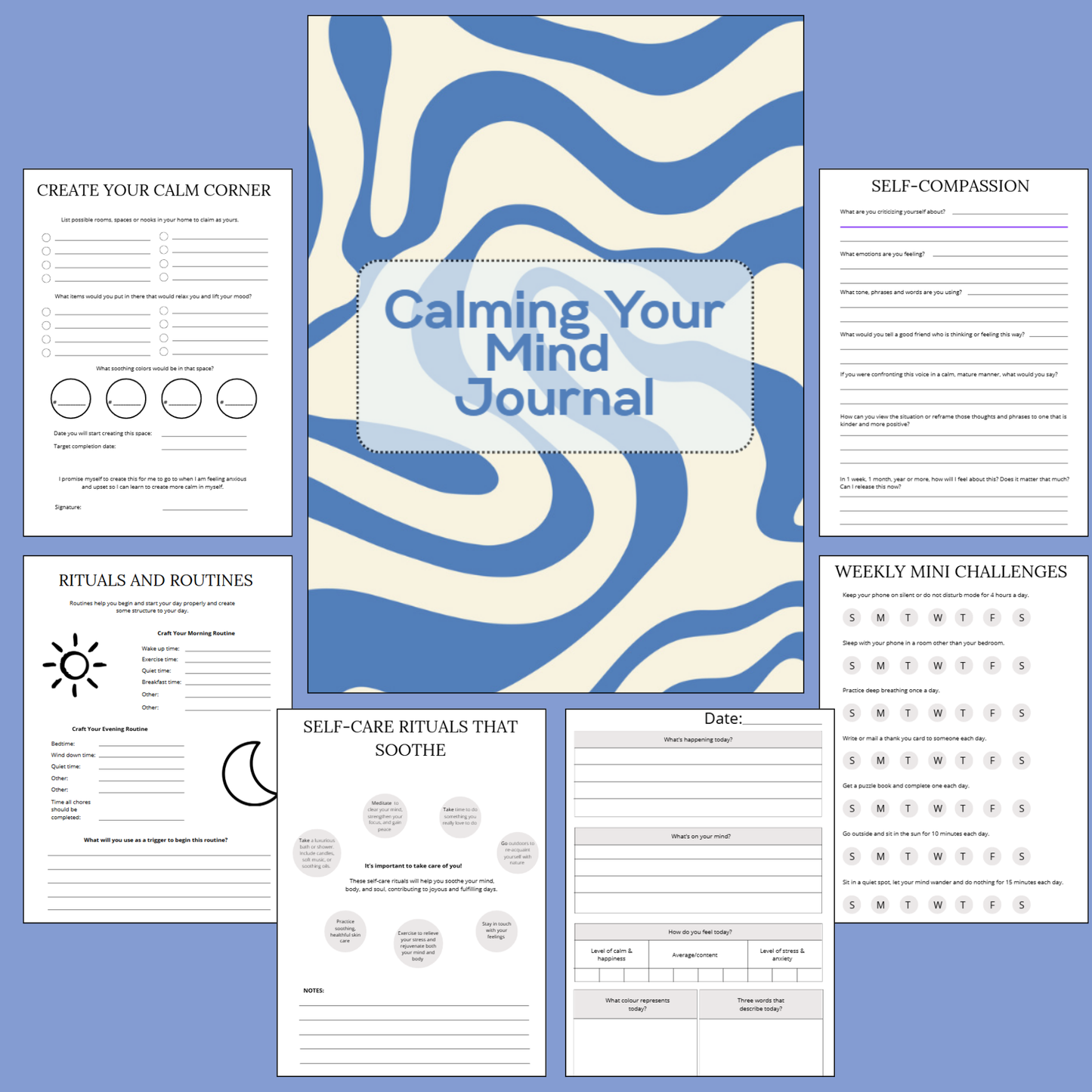 Calming Your Mind Journal