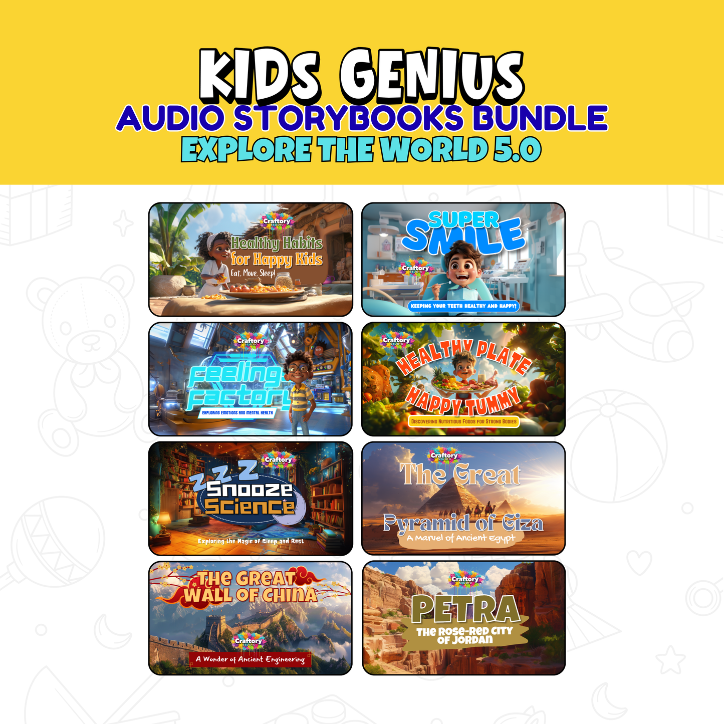 Kids Genius Audio Storybook – Exploring the World 5.0