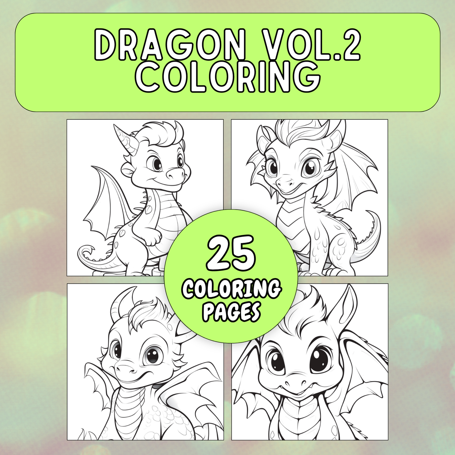Dragon Coloring Vol. 2