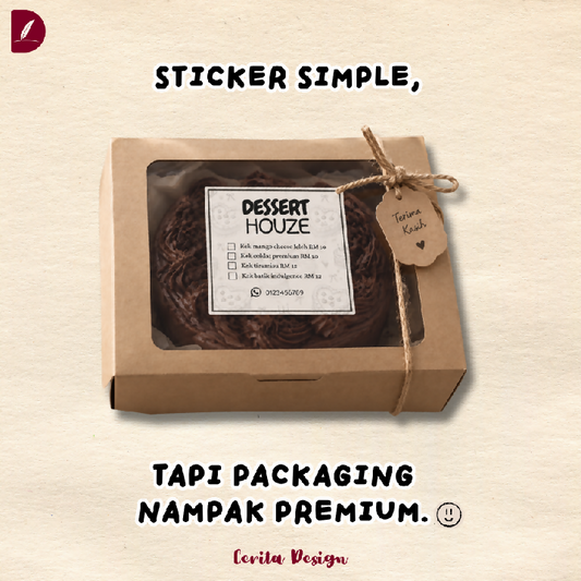 Sticker Label Makanan