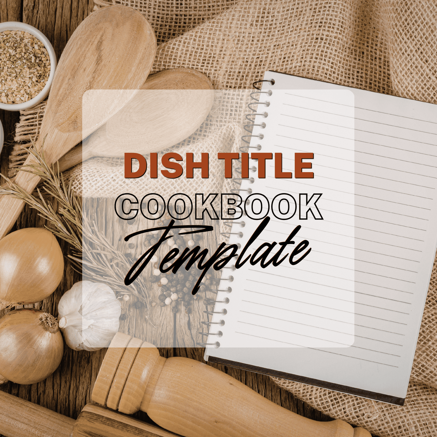 Cookbook Template