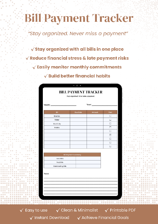 Bill Payment Tracker