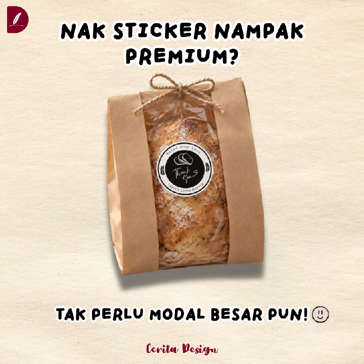 Sticker Label Makanan