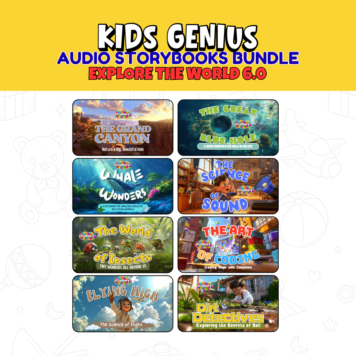 Kids Genius Audio Storybook – Exploring the World 6.0