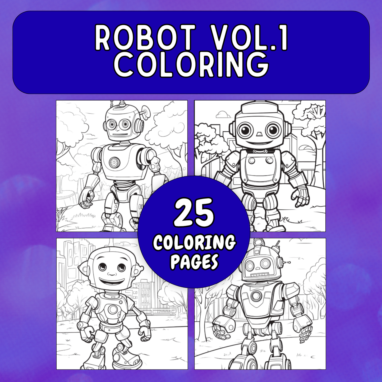 Robot Coloring Vol. 1