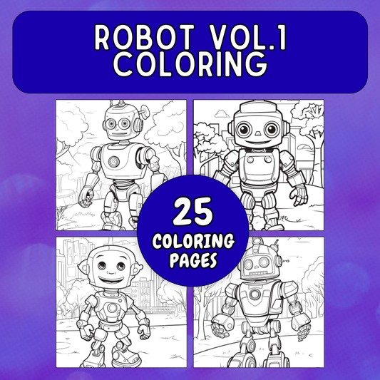 Robot Coloring Vol. 1