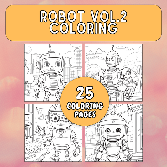 Robot Coloring Vol. 2