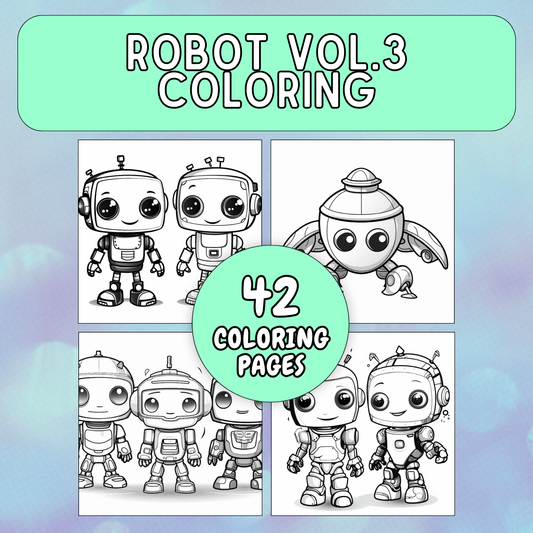 Robot Coloring Vol. 3