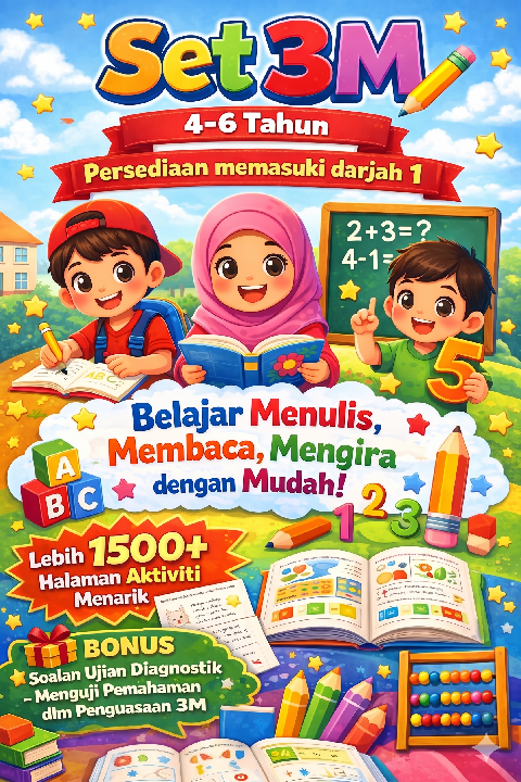 Combo Set 3M and Bijak Math