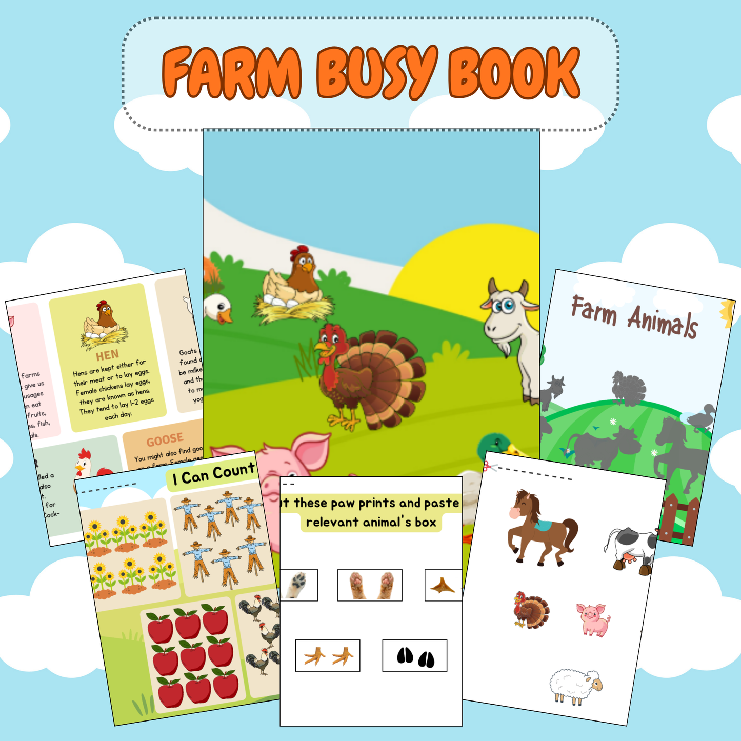 Farm Busy Book