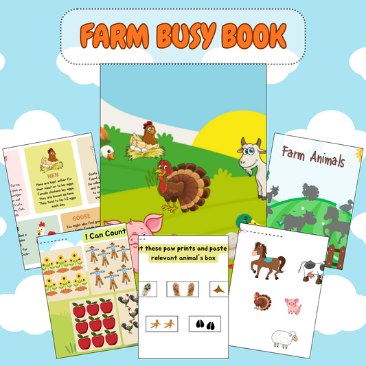 Farm Busy Book
