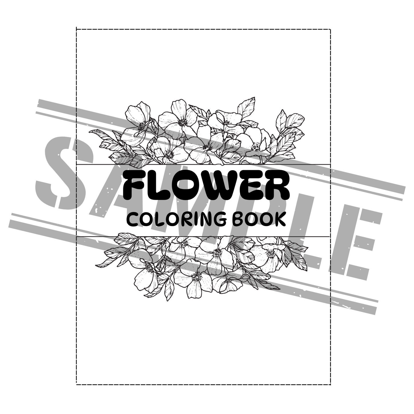Flower Coloring Book
