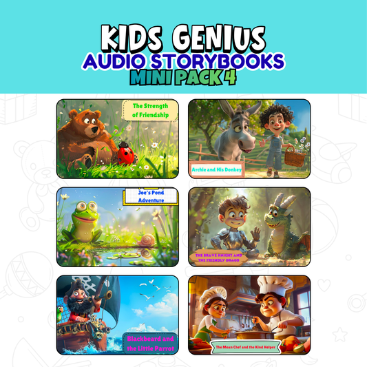 Kids Genius Audio Storybooks Mini Pack 4
