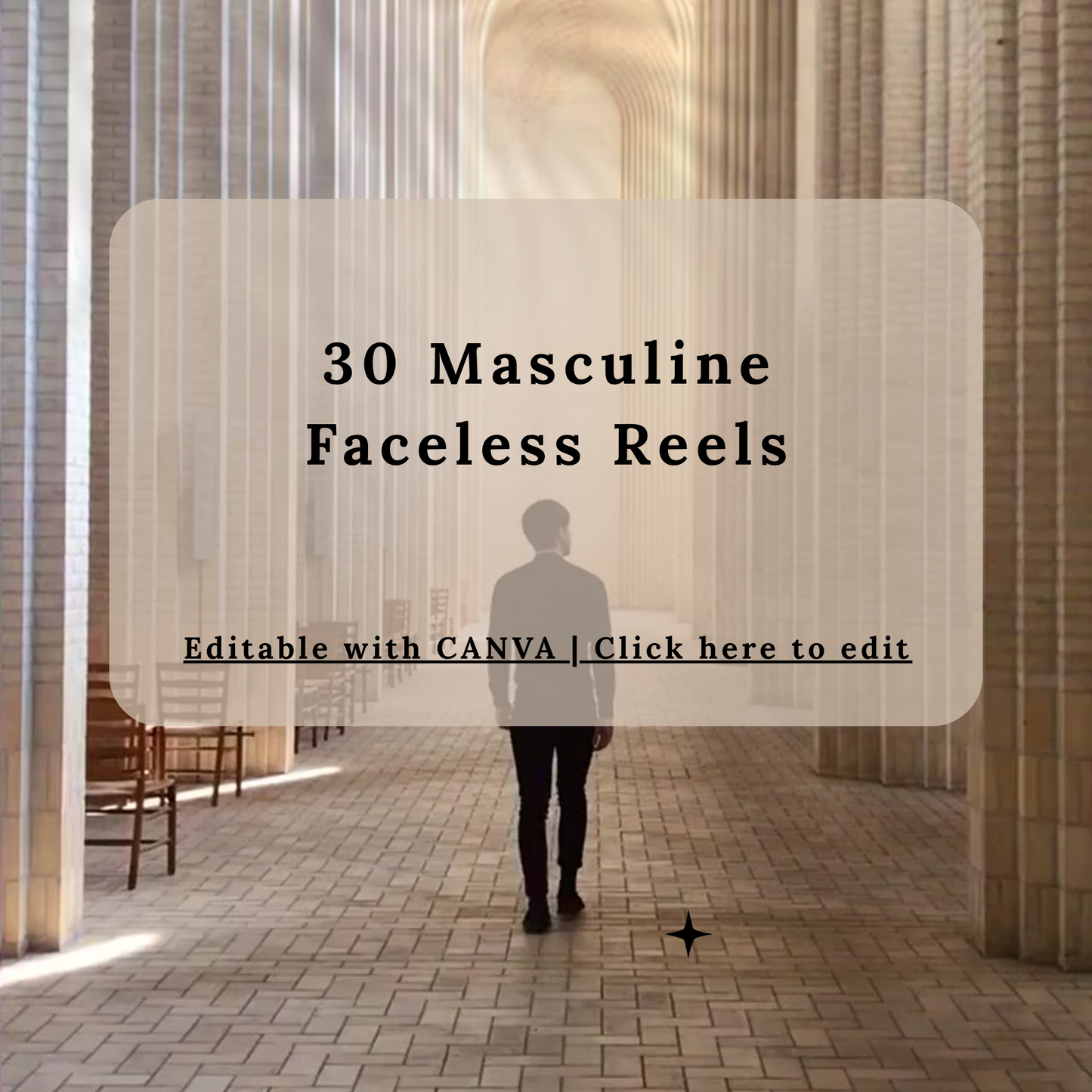 30 Masculine Faceless Reels – Content Ideas for Bold, Silent Brands
