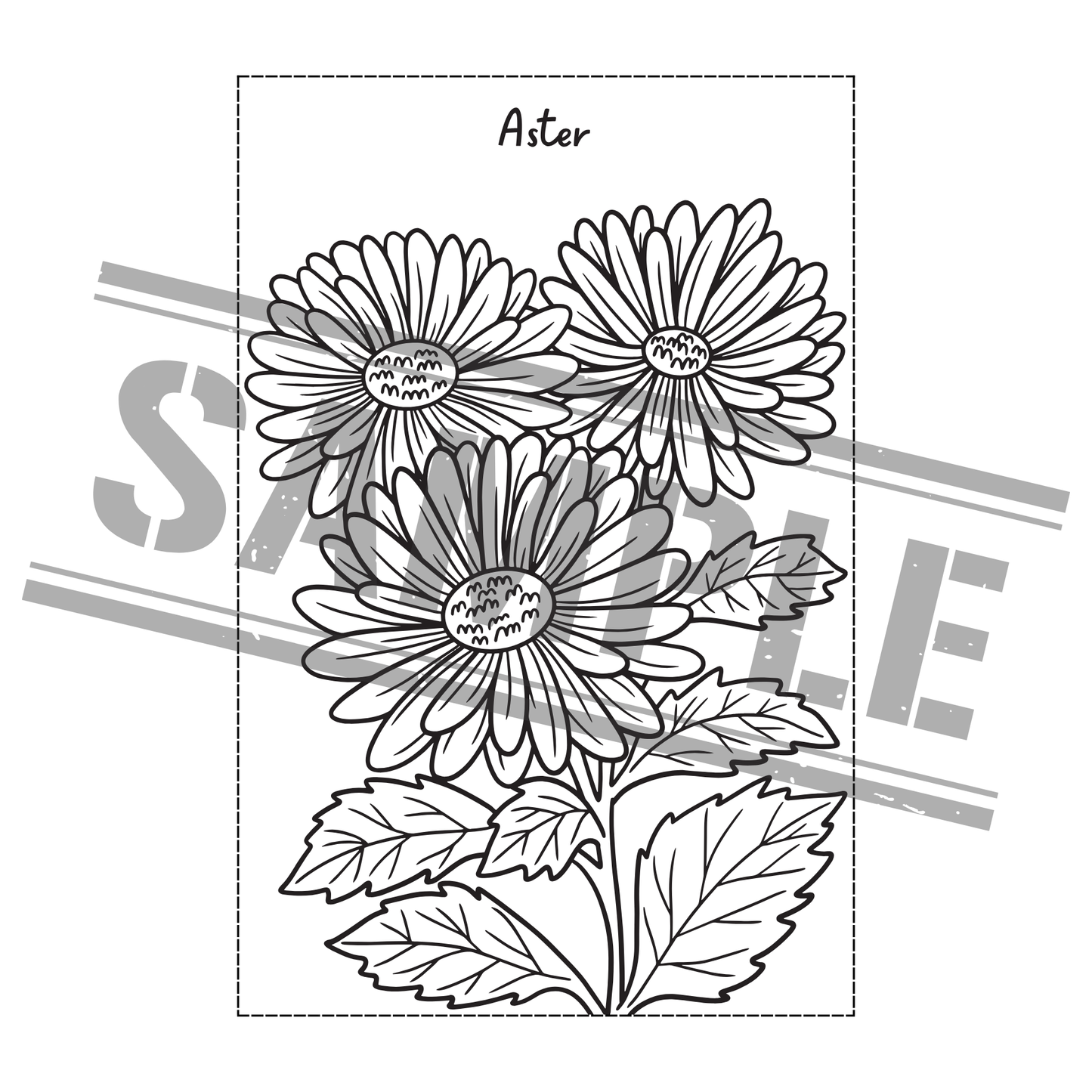 Flower Coloring Book