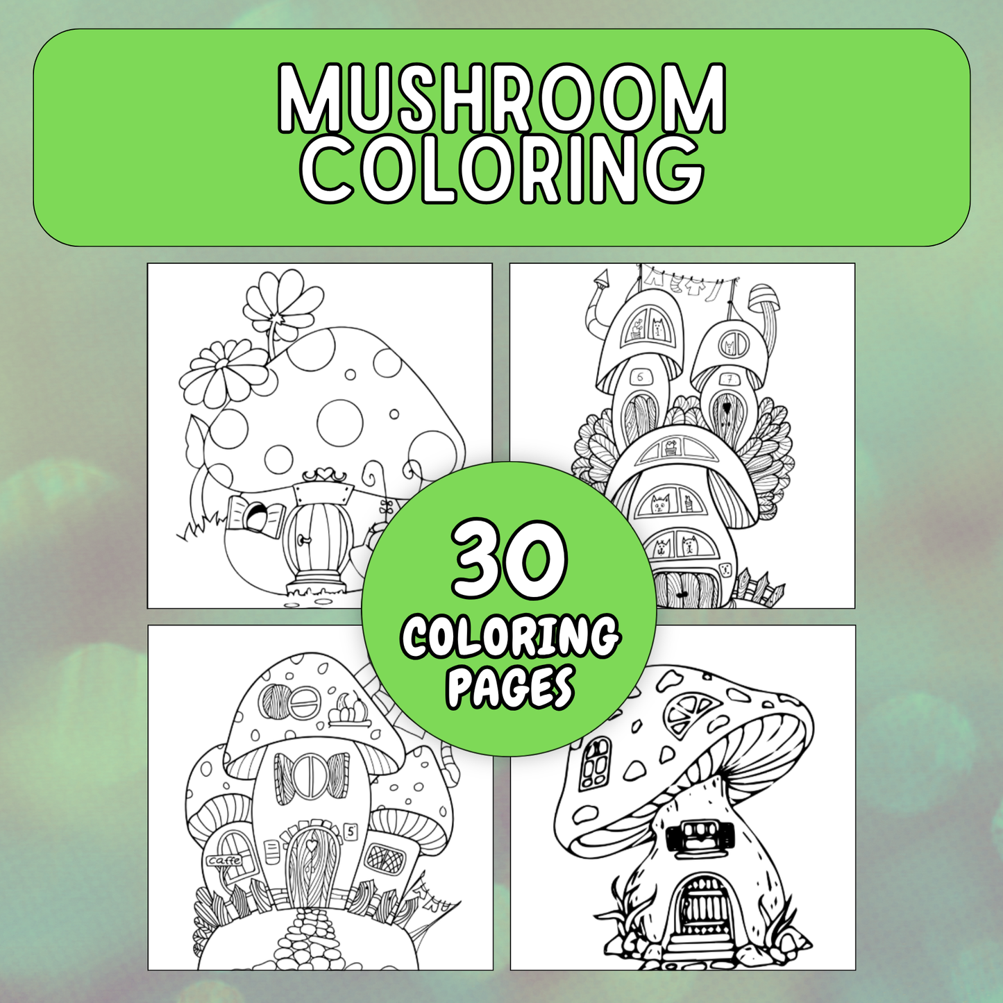 Mushroom Coloring