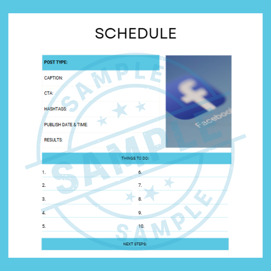 Social Media Master Planner