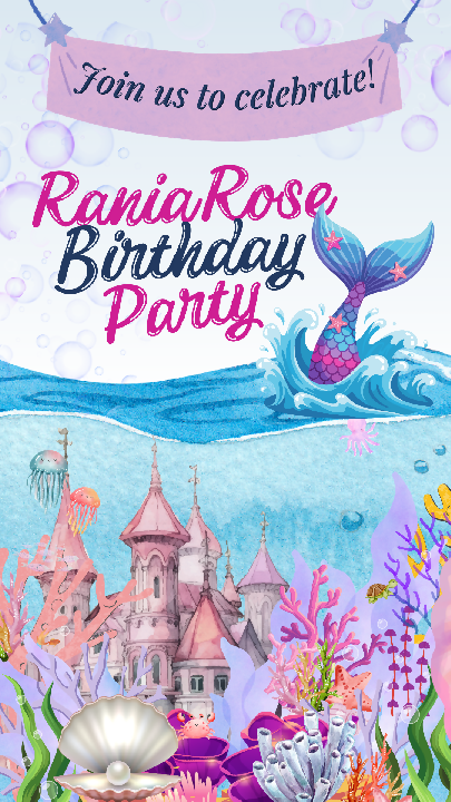 Kad Birthday Mermaid MP4