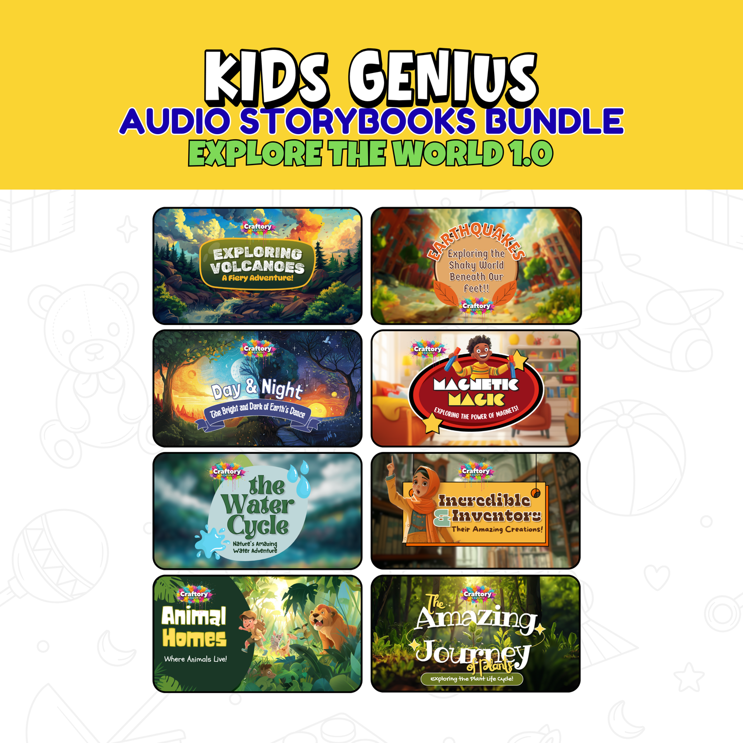Kids Genius Audio Storybook – Exploring the World 1.0