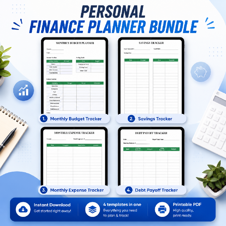 Personal Finance Planner Bundle