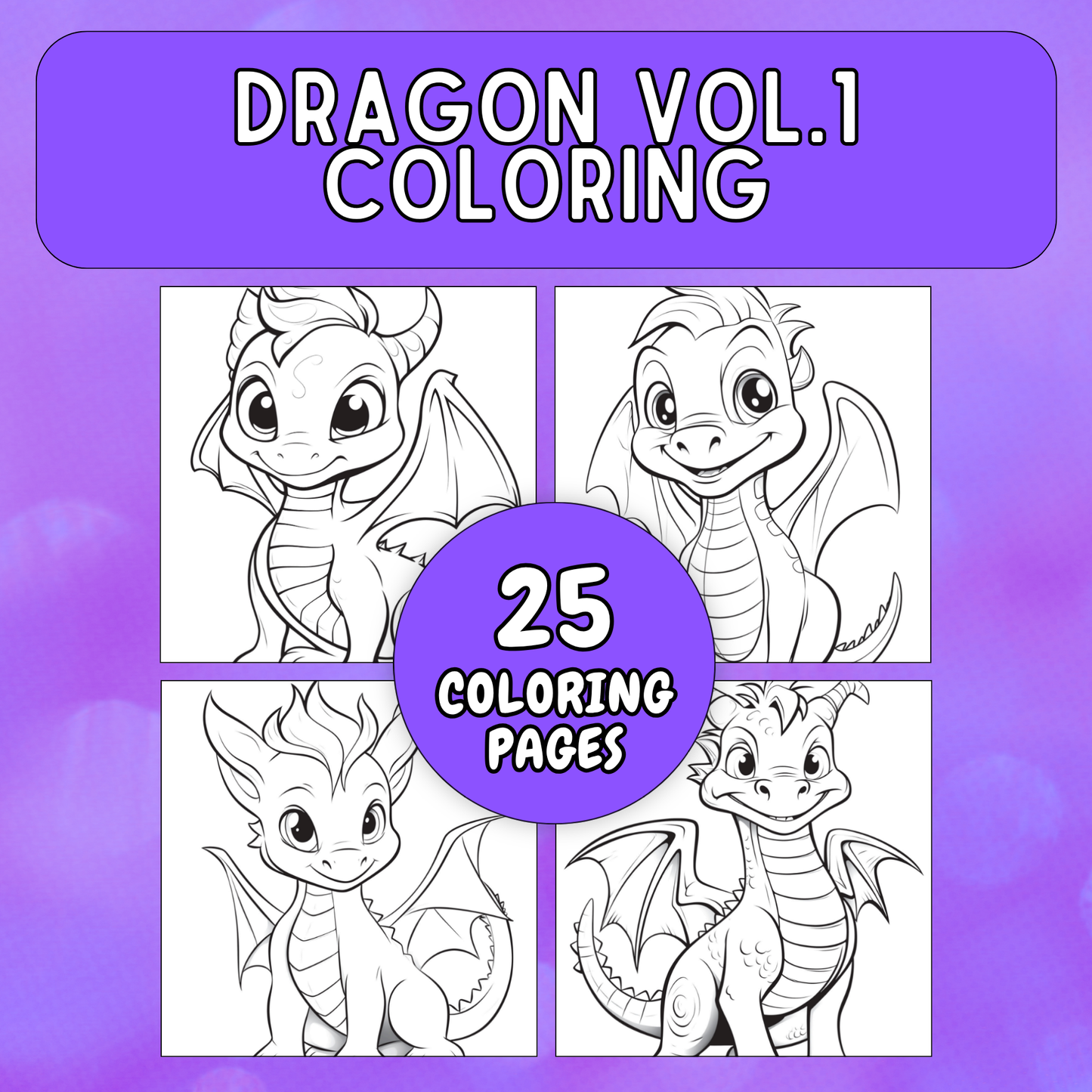 Dragon Coloring Vol. 1