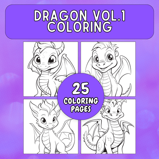Dragon Coloring Vol. 1