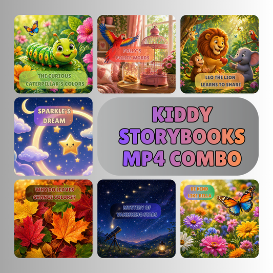 Kiddy Storybooks MP4 Combo