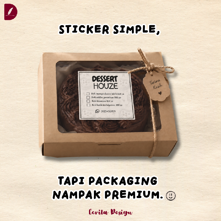 Sticker Label Makanan