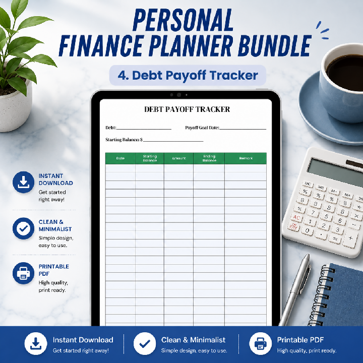 Personal Finance Planner Bundle