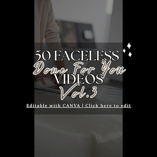 50 Faceless Done-For-You Videos (Vol. 3)