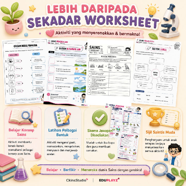 Aktiviti Sains Umur 9-10 Tahun