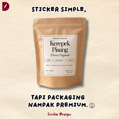 Sticker Label Makanan
