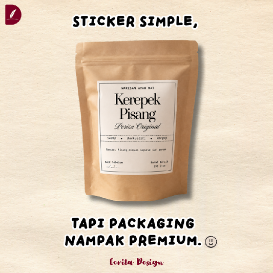 Sticker Label Makanan