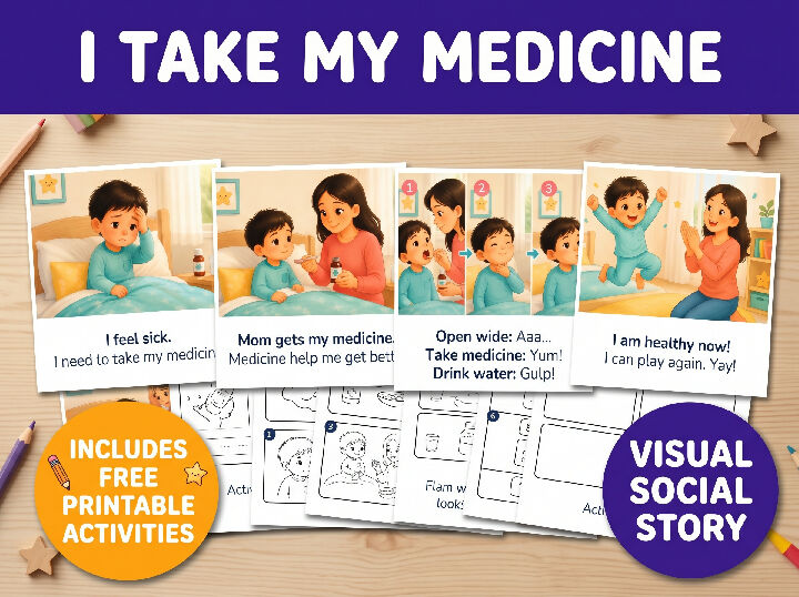 Visual Story I Take My Medicine