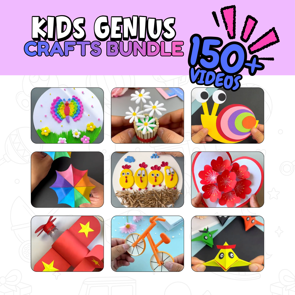 Kids Craft Video Tutorials | 150+ DIY Projects for Children – CRAFTORY