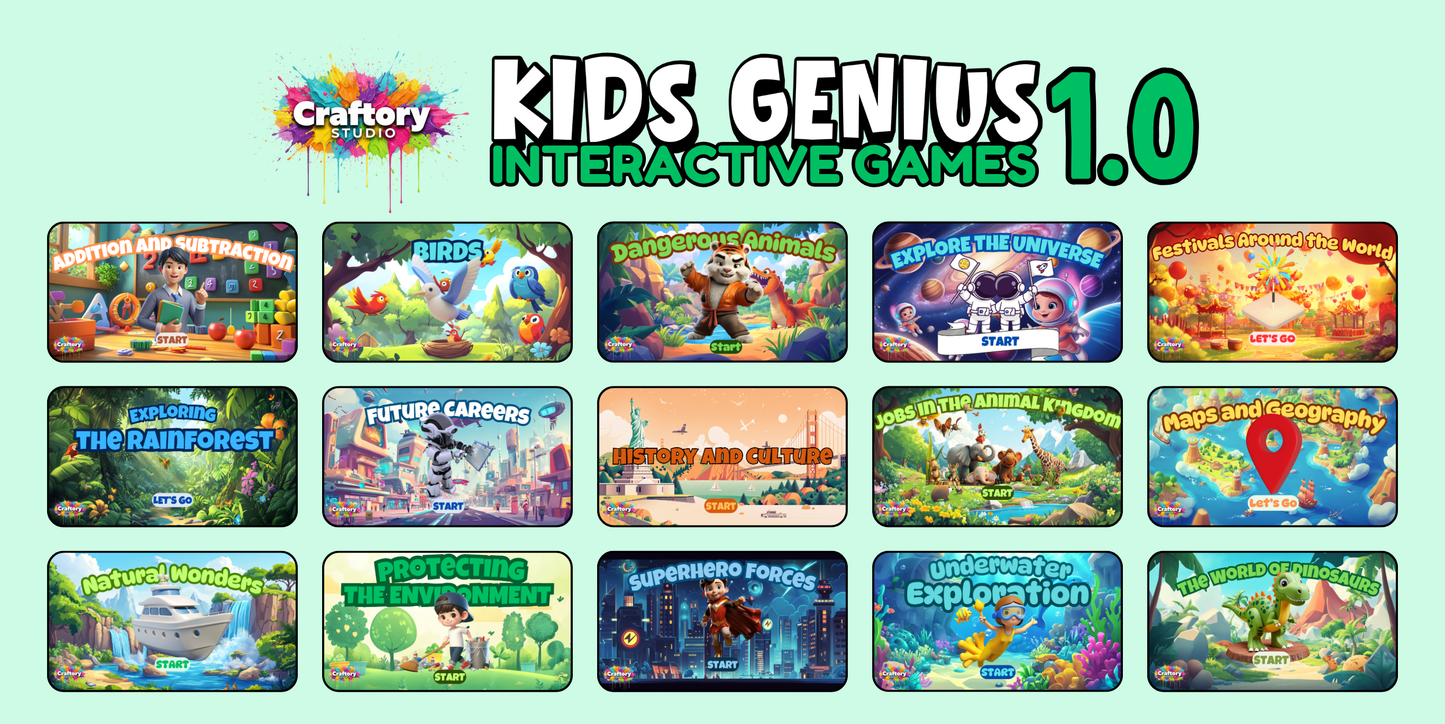 Kids Genius Interactive Games Mini Pack 1.0