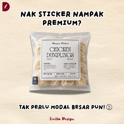 Sticker Label Makanan