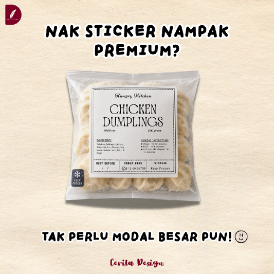Sticker Label Makanan