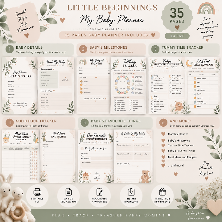 Baby Planner Printable