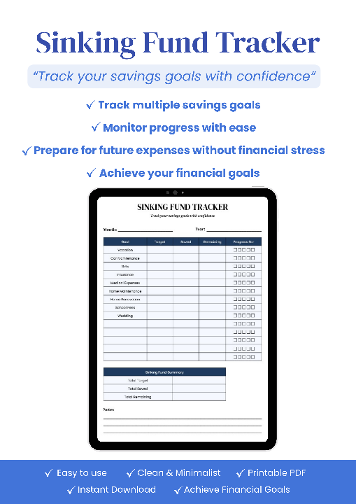 Sinking Fund Tracker