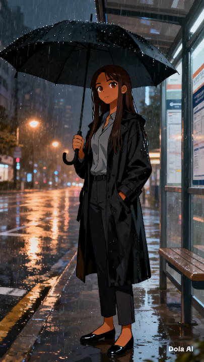 She Waited in the Rain