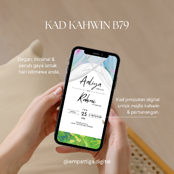 Kad Kahwin Digital B79