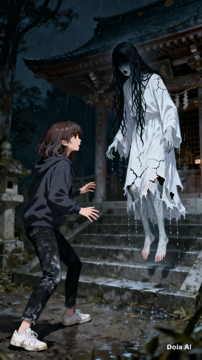 The Shrine in the Rain