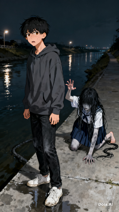She Crawled Where the River Ends