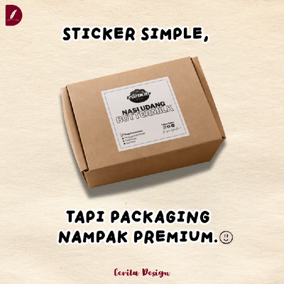 Sticker Label Makanan