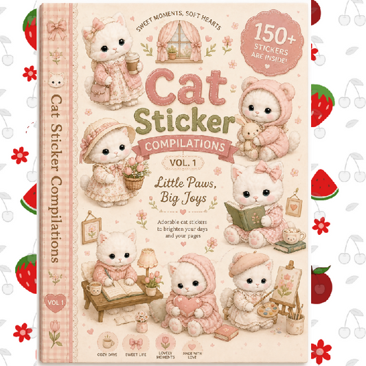 Cat Sticker Compilations Vol 1 Little Paws Big Joys